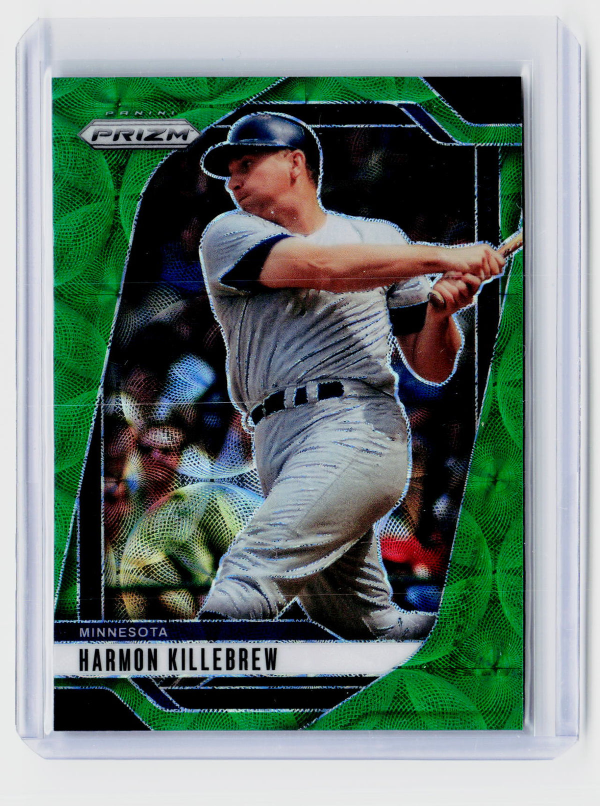 2025 Panini Prizm Baseball Harmon Killebrew Green Prizm #179 47/75 - front