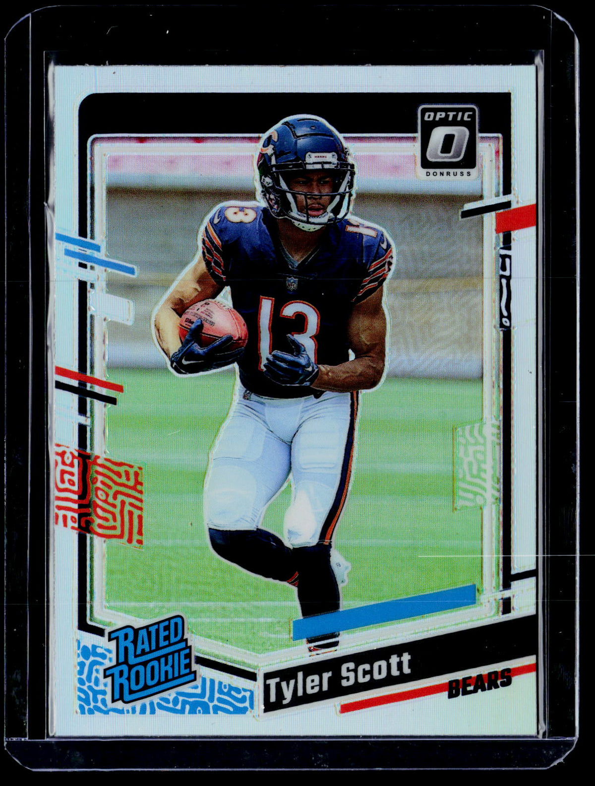 2023 Panini Donruss Optic Tyler Scott Rated Rookie #218 Chicago Bears - front