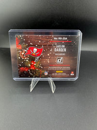 2021 Panini Donruss Rookie Sweaters Jaelon Darden #RS-JDA Tampa Bay Buccaneers - back