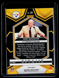 2024 Panini Mosaic Football Hall of Fame Terry Bradshaw #296 - back