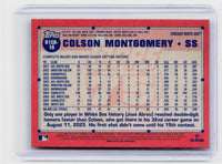 2026 Topps Chrome 1991 Topps Chrome Baseball Colson Montgomery RC #91CB-16 - back