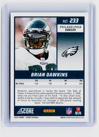 2024 Panini Score Football Brian Dawkins Stars #233 /399 - back