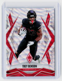 2025 Panini Phoenix Football Trey Benson Red #27 /199 Arizona Cardinals - front