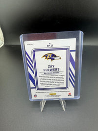 2023 Panini Donruss Optic Rookie Phenoms Zay Flowers Rookie Patch Card RP-ZF - back