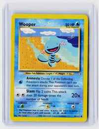 2000 Pokémon Neo Genesis Wooper #82/111 - front