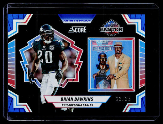 2025 Panini Football Men of Canton Brian Dawkins #10 Artist's Proof 33/35 - front