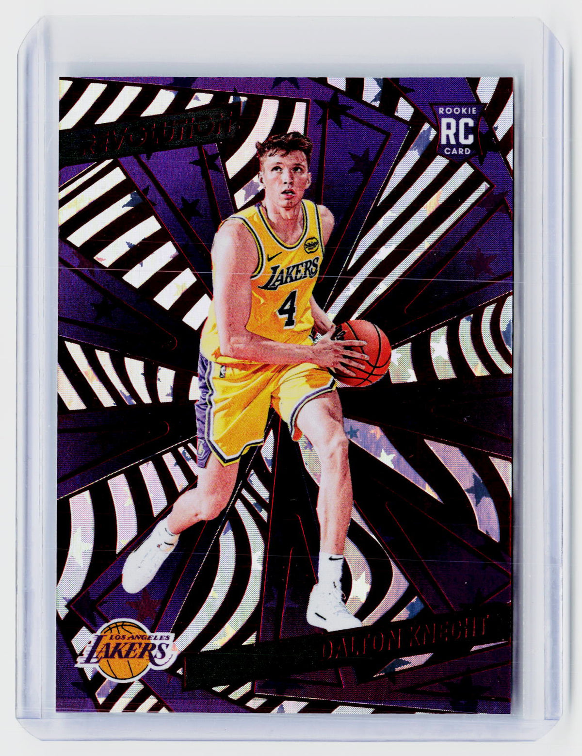 2024-25 Panini Revolution Astro Dalton Knecht Rookie #109 /299 Los Angeles Lakers - front