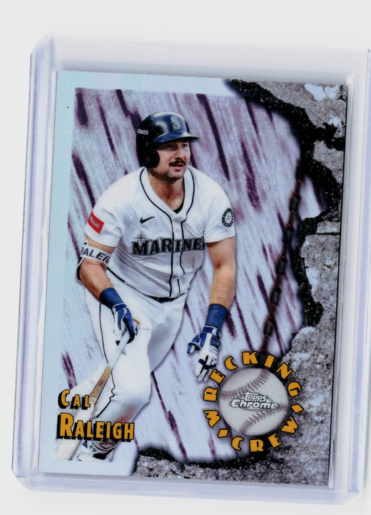 2026 Topps Chrome Welcome to the Club Cal Raleigh WC-5 Seattle Mariners - front