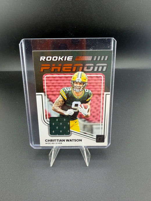 2022 Panini Donruss Rookie Phenom Jerseys Christian Watson RC #RPJ-18 - front