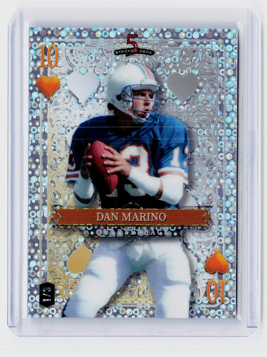2024 Wild Card 5 Card Draw Stacked Deck Dan Marino SDJH-DMN - front
