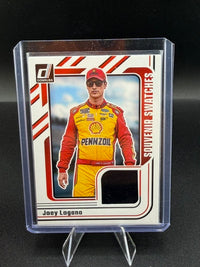 2026 Panini Donruss Racing Souvenir Swatches Joey Logano SVS-JLG Memorabilia Card - front