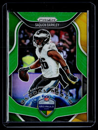 2025 Panini Prizm Football Global Reach Saquon Barkley #1 Eagles - front