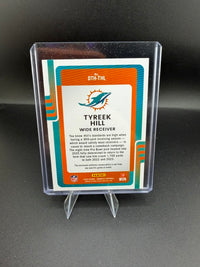 2025 Panini Donruss Threads Tyreek Hill Miami Dolphins DTH-THL Memorabilia Card - back