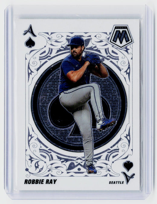 2022 Panini Mosaic Baseball Aces #A-8 Robbie Ray Seattle Mariners - front