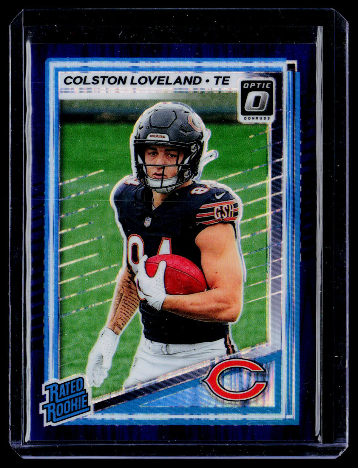 2025 Panini Donruss Optic Rated Rookie Colston Loveland #204 Chicago Bears - front