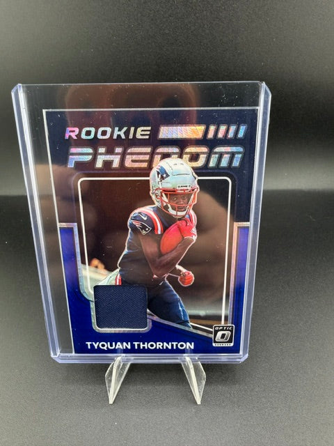 2022 Panini Donruss Optic Rookie Phenom Tyquan Thornton RP-TT Memorabilia Rookie Card - front