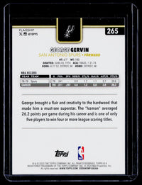 2025 Topps Basketball George Gervin San Antonio Spurs #265 - back