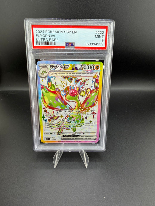 2024 Pokémon Stellar Crown Flygon ex Special Illustration Rare #222/191 PSA 9 - front