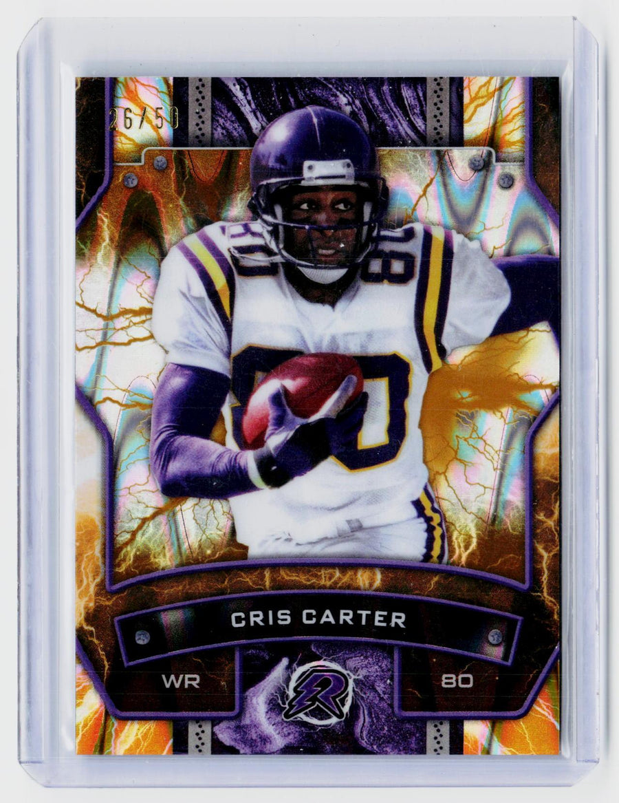 2025 Topps Resurgence Cris Carter #62 /50 Minnesota Vikings - front