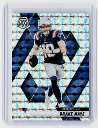 2025 Panini Mosaic Football Drake Maye #28 New England Patriots - front