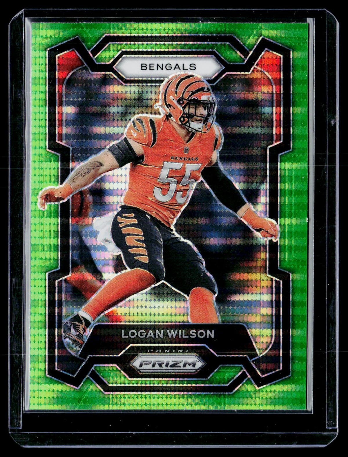 2023 Panini Prizm Football Logan Wilson #60 Cincinnati Bengals - front