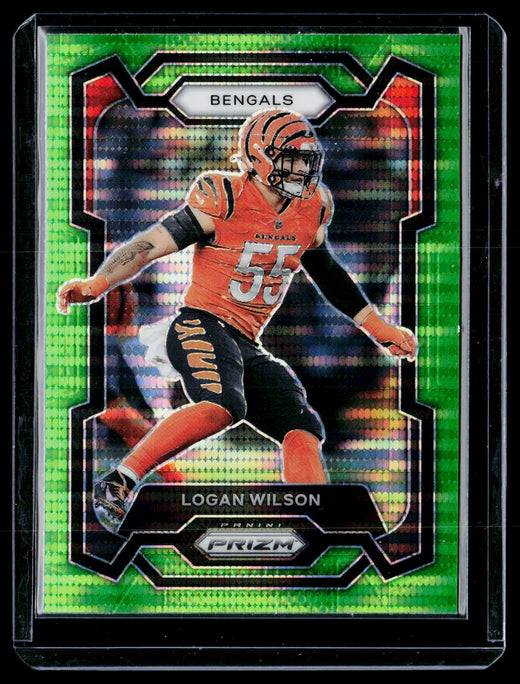 2023 Panini Prizm Football Logan Wilson #60 Cincinnati Bengals - front