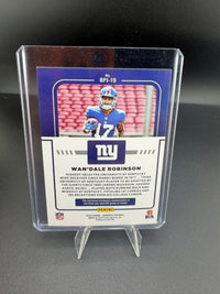 2022 Panini Donruss Rookie Phenom Jerseys Wan'Dale Robinson RPJ-19 - back