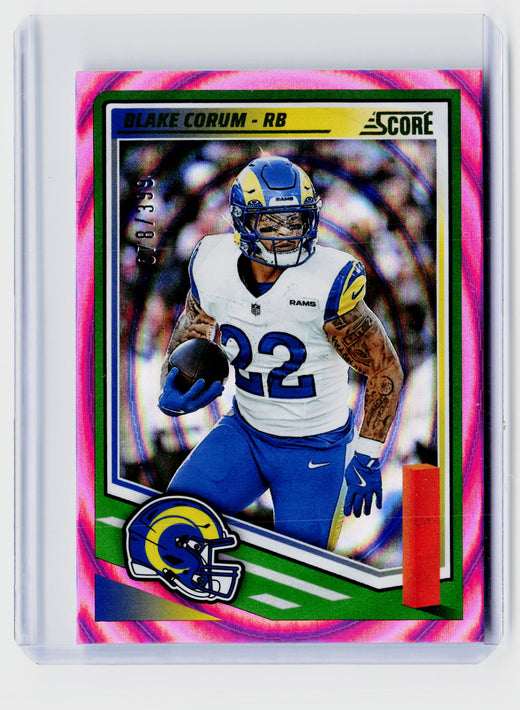 2025 Panini Score Football Blake Corum Extraterrestrial #243 - front