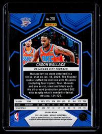 2023-24 Panini Mosaic Cason Wallace Rookie Reactive Green #218 - back