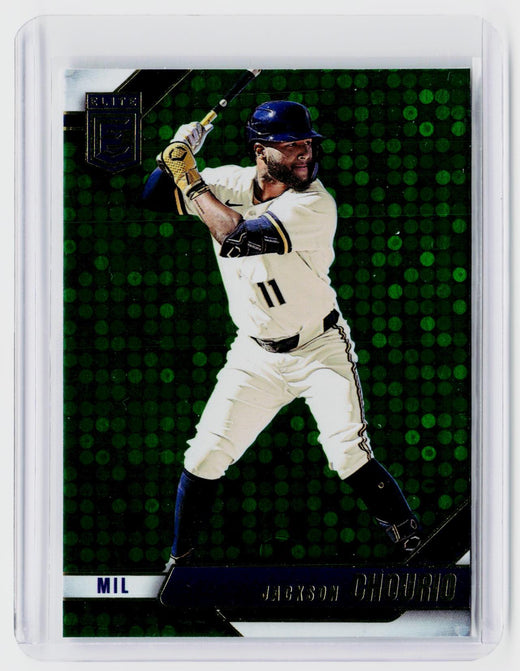 2026 Panini Donruss Elite Baseball Jackson Chourio #57 Milwaukee Brewers - front