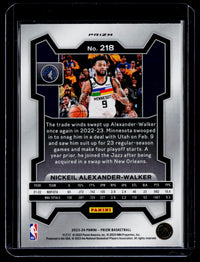 2023-24 Panini Prizm Basketball Nickeil Alexander-Walker #218 - back