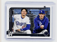 2025 Topps Update Series Veteran Combos Rising Sons Shohei Ohtani Roki Sasaki US269 - front