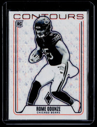 2024 Panini Phoenix Contours Rome Odunze RC #CON-ROE Chicago Bears - front