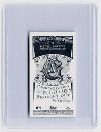 2021 Topps Allen & Ginter Ketel Marte #58 Arizona Diamondbacks - back