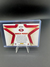 2025 Panini Score Stars of the NFL Brock Purdy Jersey Card SNJ-BPY - back