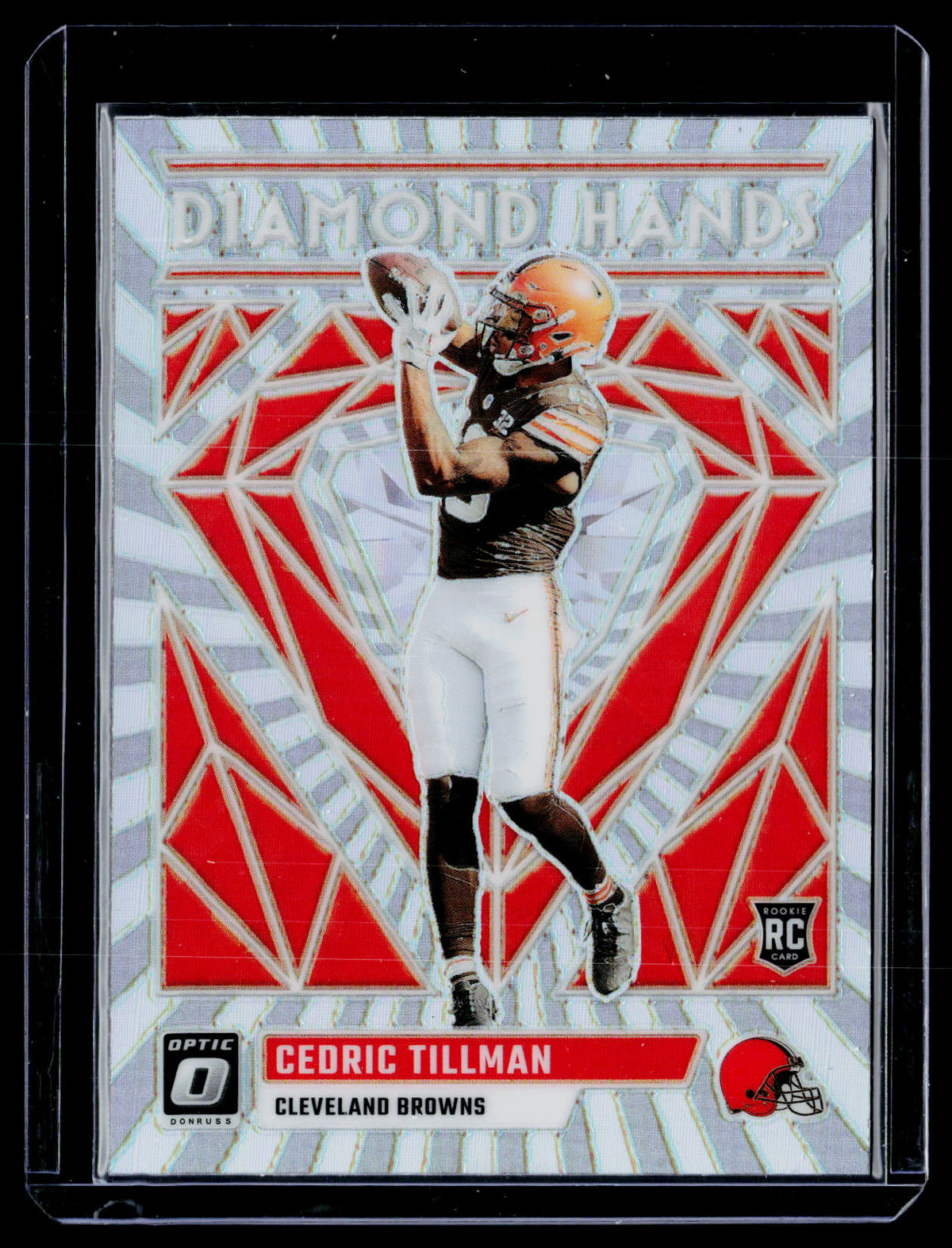 2023 Panini Donruss Optic Diamond Hands Cedric Tillman Rookie Card #DH-CT - front