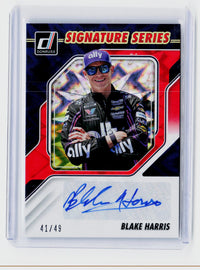 2026 Panini Donruss Racing Signature Series Blake Harris Autograph #41/49 - front