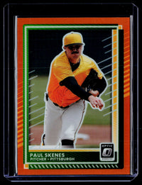 2025 Panini Donruss Optic Paul Skenes Orange Prizm #29 /199 - front