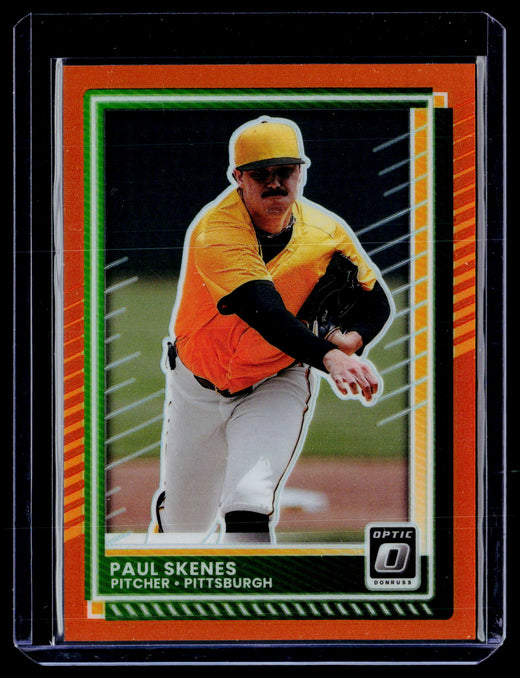 2025 Panini Donruss Optic Paul Skenes Orange Prizm #29 /199 - front