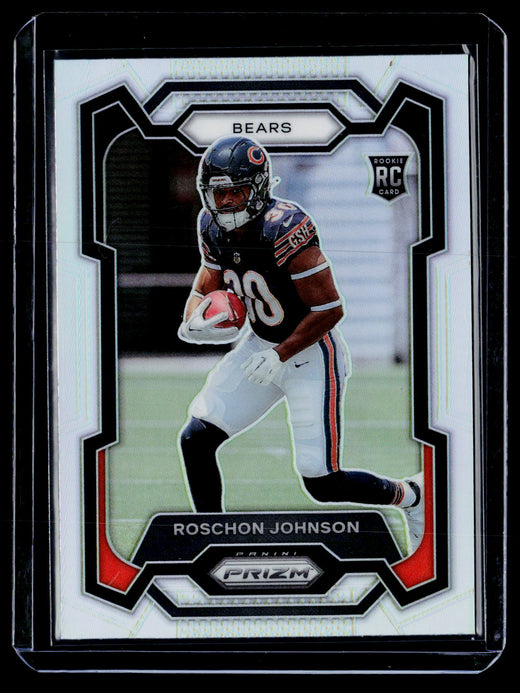 2023 Panini Prizm Football Roschon Johnson Rookie Card #314 Chicago Bears - front