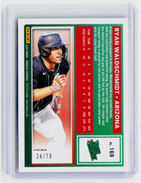 2025 Panini Donruss Optic Rated Prospect Ryan Waldschmidt #169 Pink Velocity /79 - back