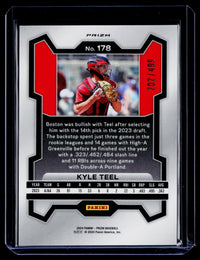 2024 Panini Prizm Baseball Kyle Teel Pulsar Prizms #178 /499 - back