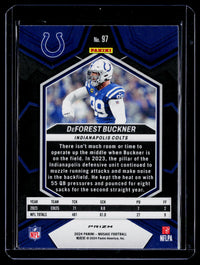 2024 Panini Mosaic Football DeForest Buckner #97 Colts - back