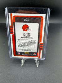 2025 Panini Donruss Football Downtown Materials Jerry Jeudy Cleveland Browns - back