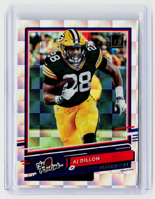 2020 Panini Donruss The Rookies AJ Dillon #TR-AD Green Bay Packers - front