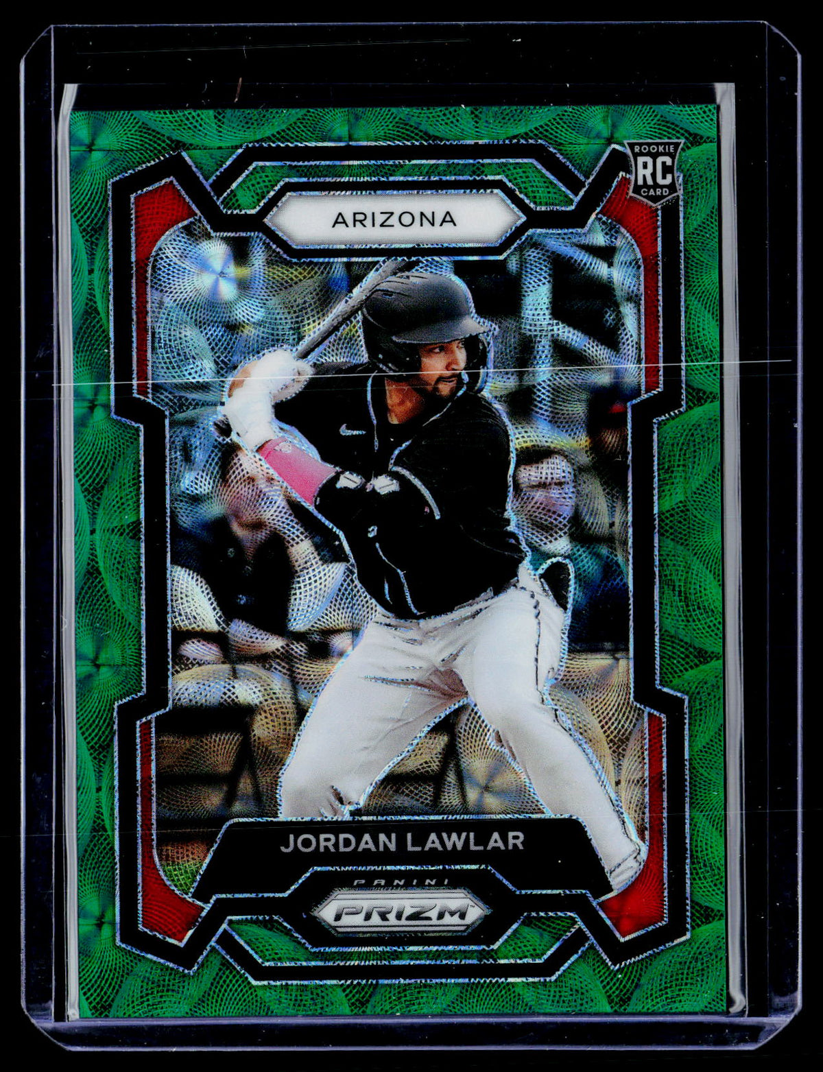 2024 Panini Prizm Baseball Jordan Lawlar RC Green Scope Prizms #88 /75 - front