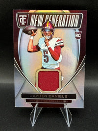 2024 Panini Totally Certified New Generation Jerseys Jayden Daniels NGJ-JDS Rookie - front