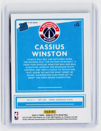 2020-21 Panini Donruss Optic Rated Rookie Cassius Winston Blue Velocity #198 - back