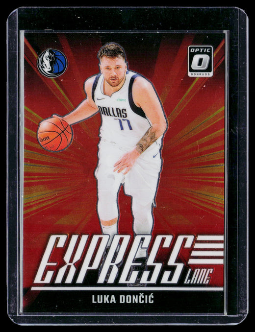 2024-25 Panini Donruss Optic Express Lane #6 Luka Doncic Dallas Mavericks - front