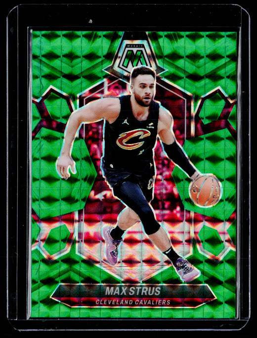 2023-24 Panini Mosaic Basketball Max Strus Green #17 Cavaliers - front